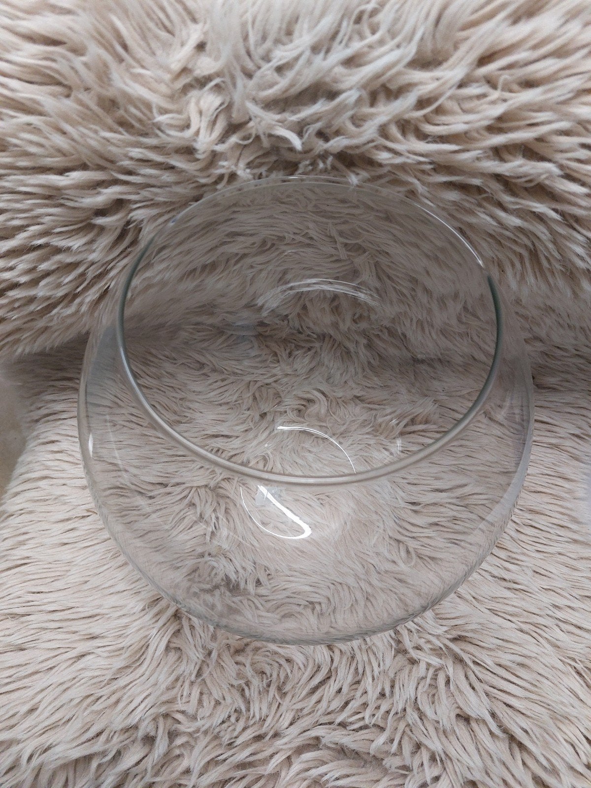 Glazen vaas/schaal - Perfect voor decoratie, Ophalen, Zo goed als nieuw, Transparant, Glas