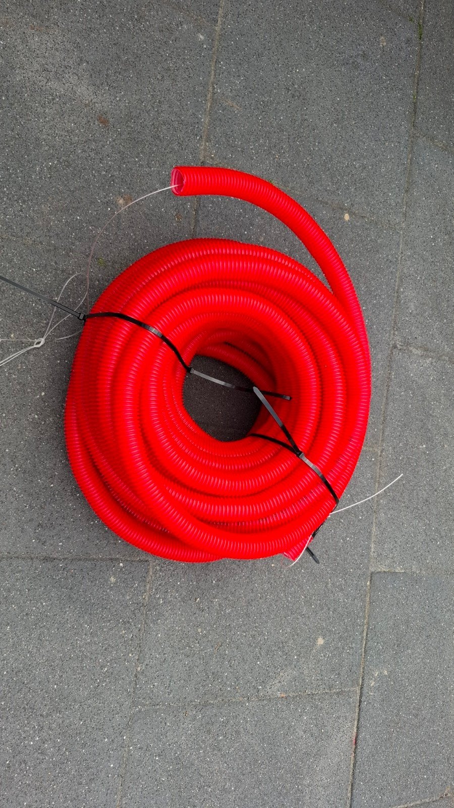 Flexibele mantelbuis met trekdraad 40mm, lengte 25 m, Ophalen of Verzenden, Overige typen
