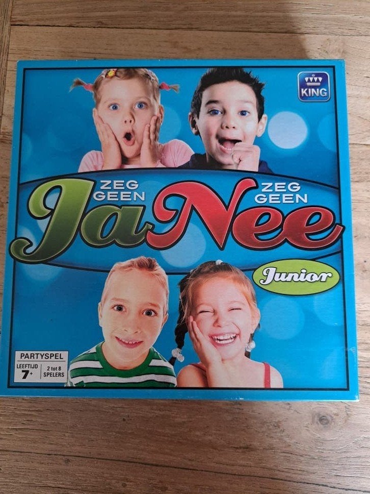 Zeg Geen Ja of Nee Junior - Compleet en in zeer goede staat, Drie of vier spelers, Ophalen of Verzenden, Zo goed als nieuw, King International