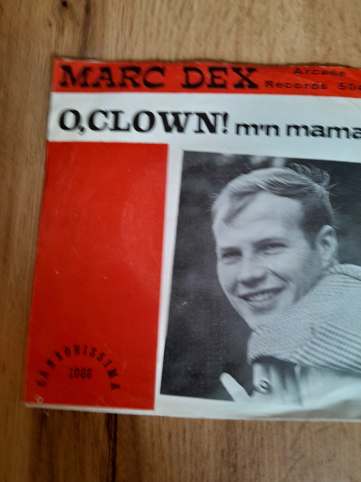 marc dex 7 inch 0,clown m,n mama, Cd's en Dvd's, Ophalen of Verzenden, Zo goed als nieuw, Nederlandstalig