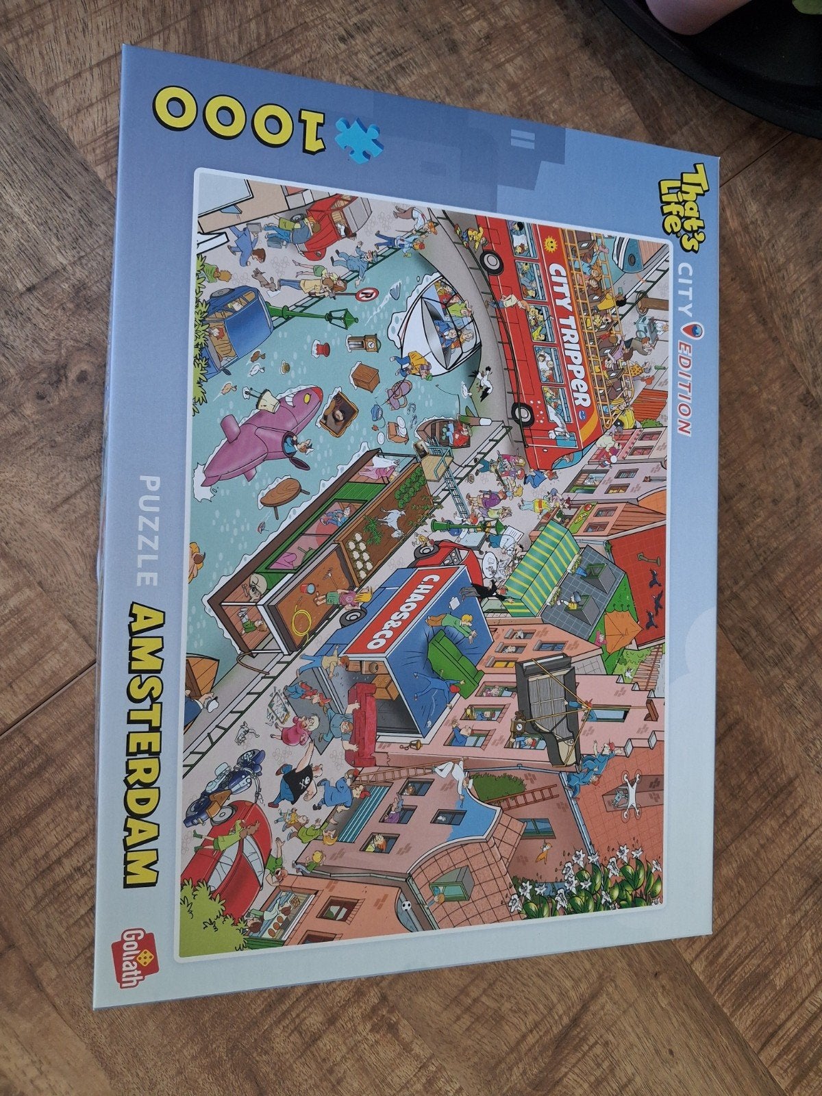 That's Life City Edition Amsterdam 1000 stukjes puzzel, Ophalen, 500 t/m 1500 stukjes, Zo goed als nieuw, Legpuzzel