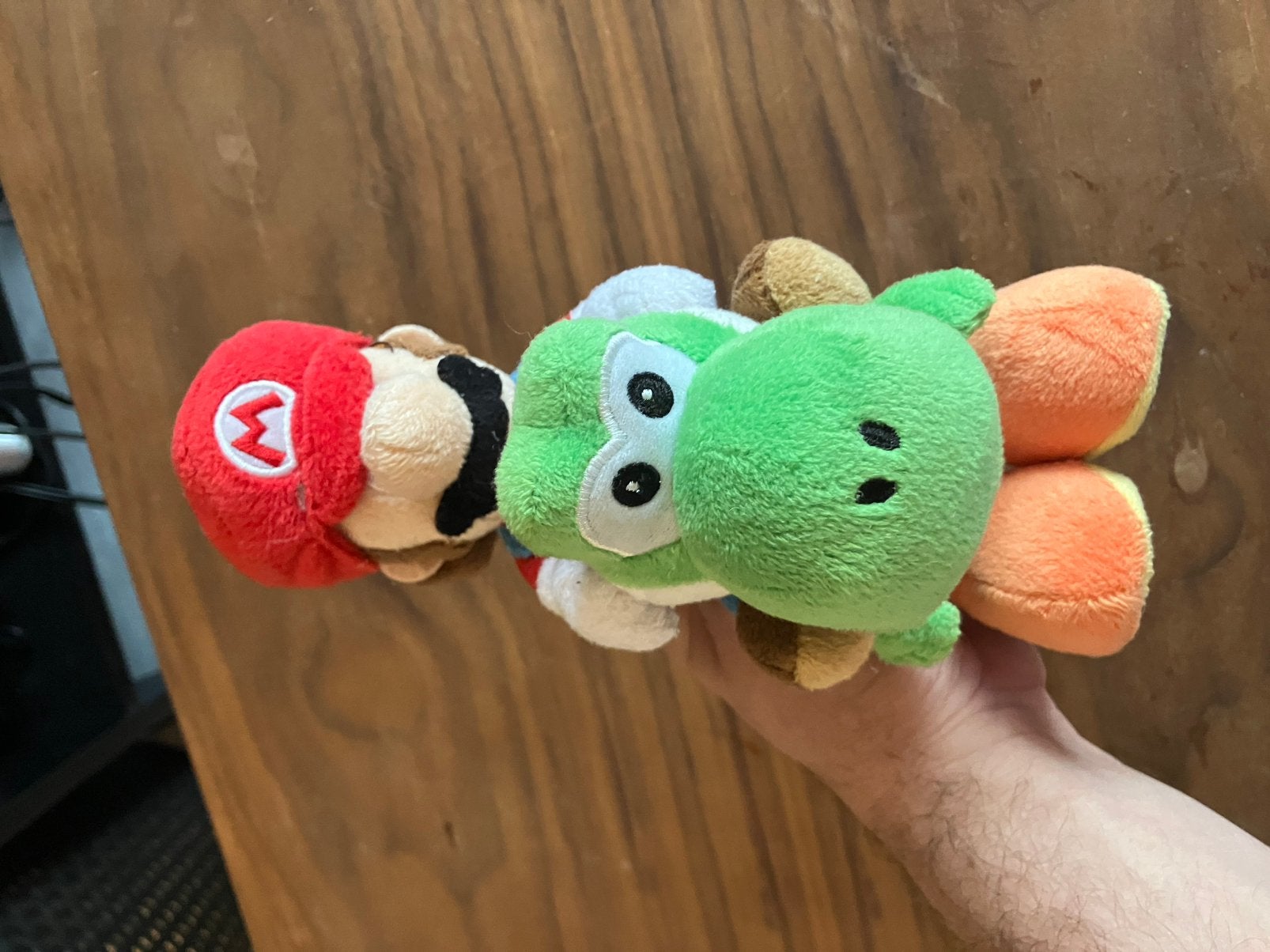Mario en Yoshi knuffel, Overige typen, Ophalen of Verzenden, Zo goed als nieuw, Nintendo