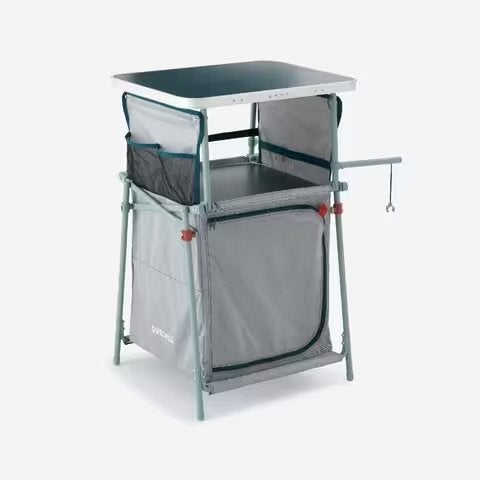Compacte Campingkeuken / Opbergkast - Decathlon, Caravans en Kamperen, Ophalen, Gebruikt