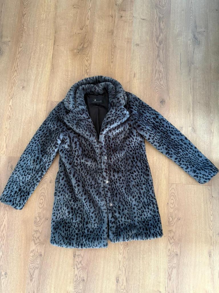 Te koop mooie mantel van Goosecraft mt L, Ophalen of Verzenden, Zo goed als nieuw, Maat 38/40 (M), Blauw