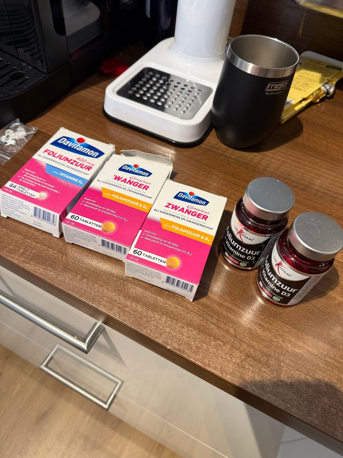 Gratis Foliumzuur en zwangerschapsvitaminen, Ophalen of Verzenden, Zo goed als nieuw, Overige typen