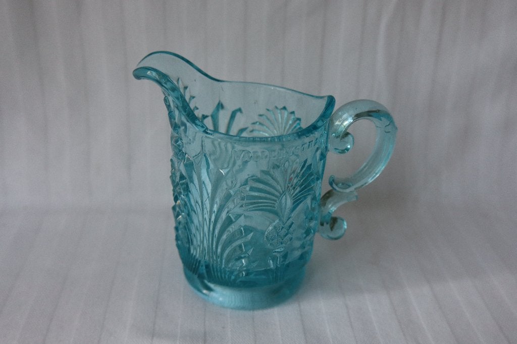 Antiek Frankrijk Vallerysthal glazen beker c 1900, Ophalen of Verzenden
