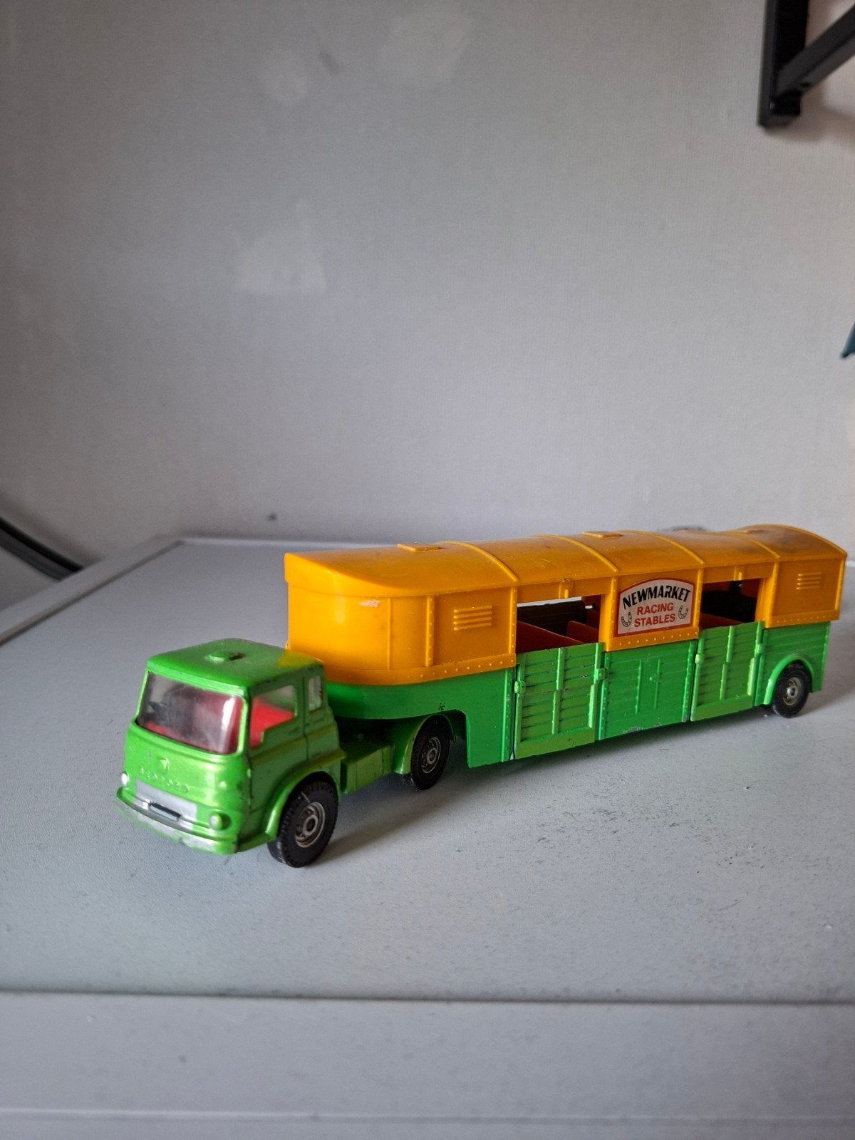 Vintage Corgi Major Toys Articulated Horse Box, Ophalen of Verzenden, Gebruikt