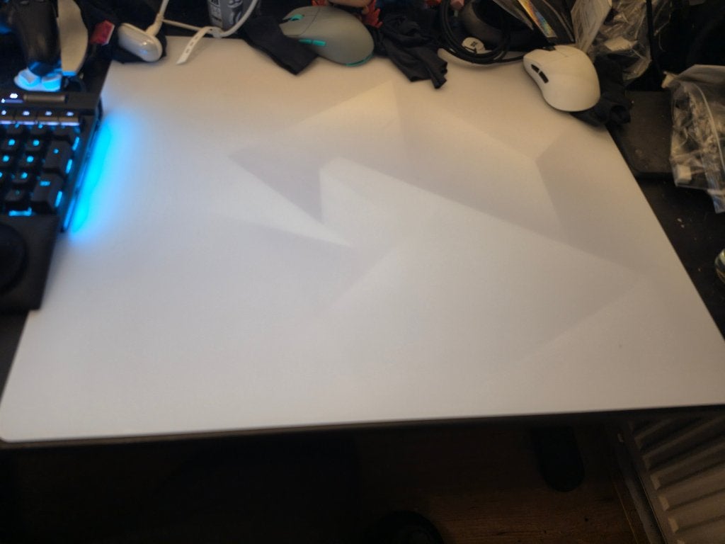 Nieuwe Glsswrks Polarity XL wit, Computers en Software, Muismatten, Ophalen, Gaming muismat, Nieuw, GLSSWRKS
