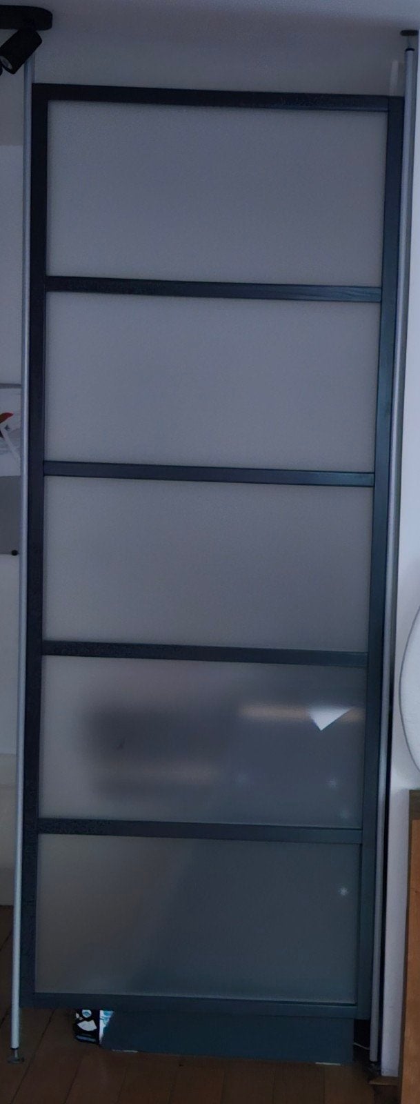 scheidings wand antraciet, Huis en Inrichting, Ophalen, Gebruikt, 50 tot 100 cm, Minder dan 100 cm