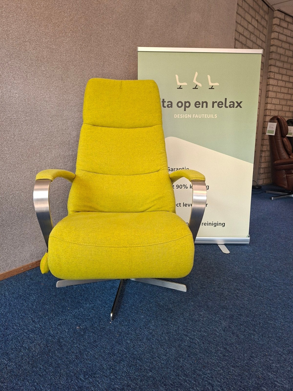 Sta op relax fauteuil Prominent Craft als nieuw op accu🔋, Minder dan 75 cm, Hoofdstraat 60 Schijndel, Ophalen of Verzenden, Zo goed als nieuw