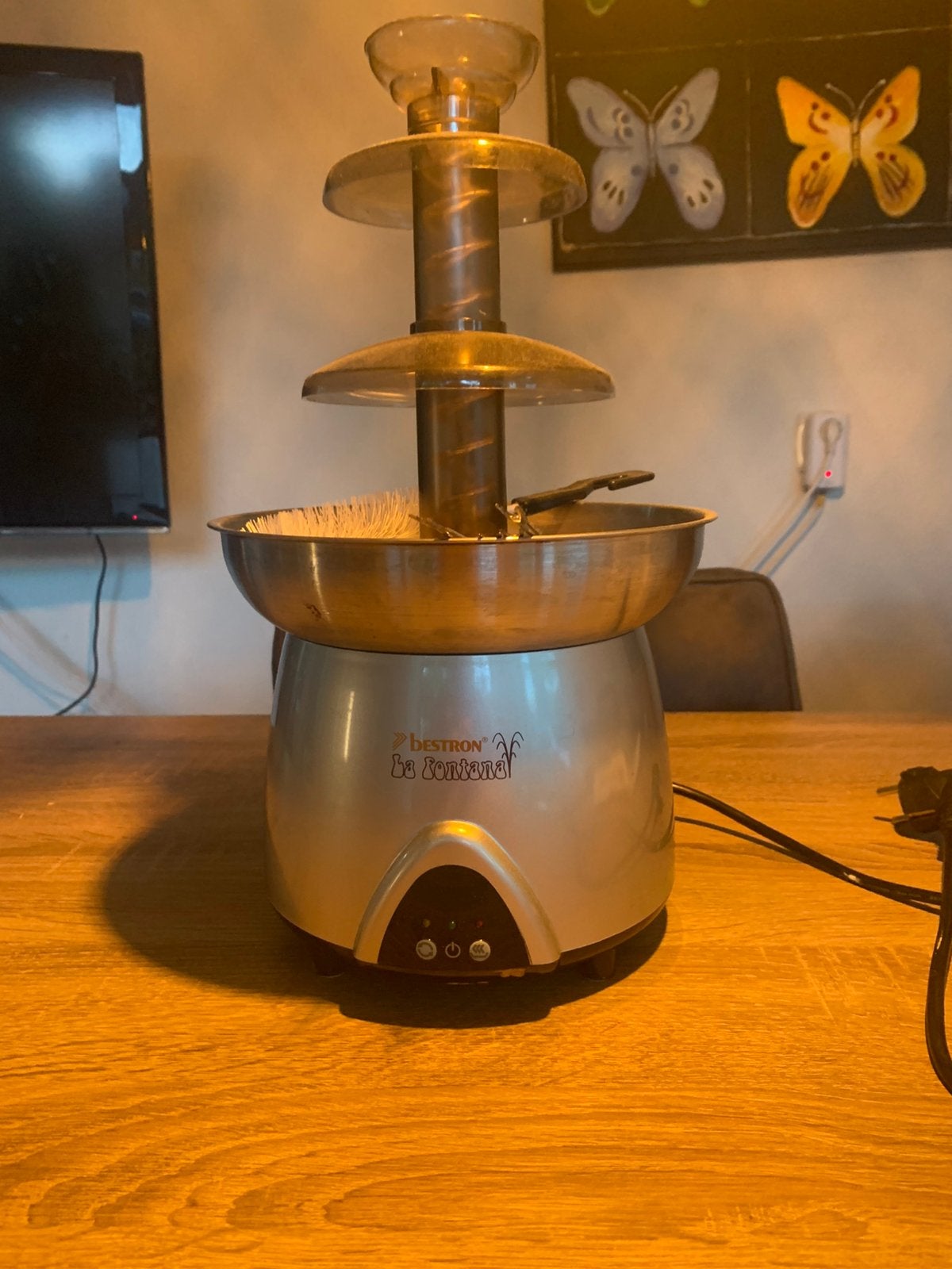 Chocolade fontein, Ophalen, Zo goed als nieuw, Elektrisch, Fondueset
