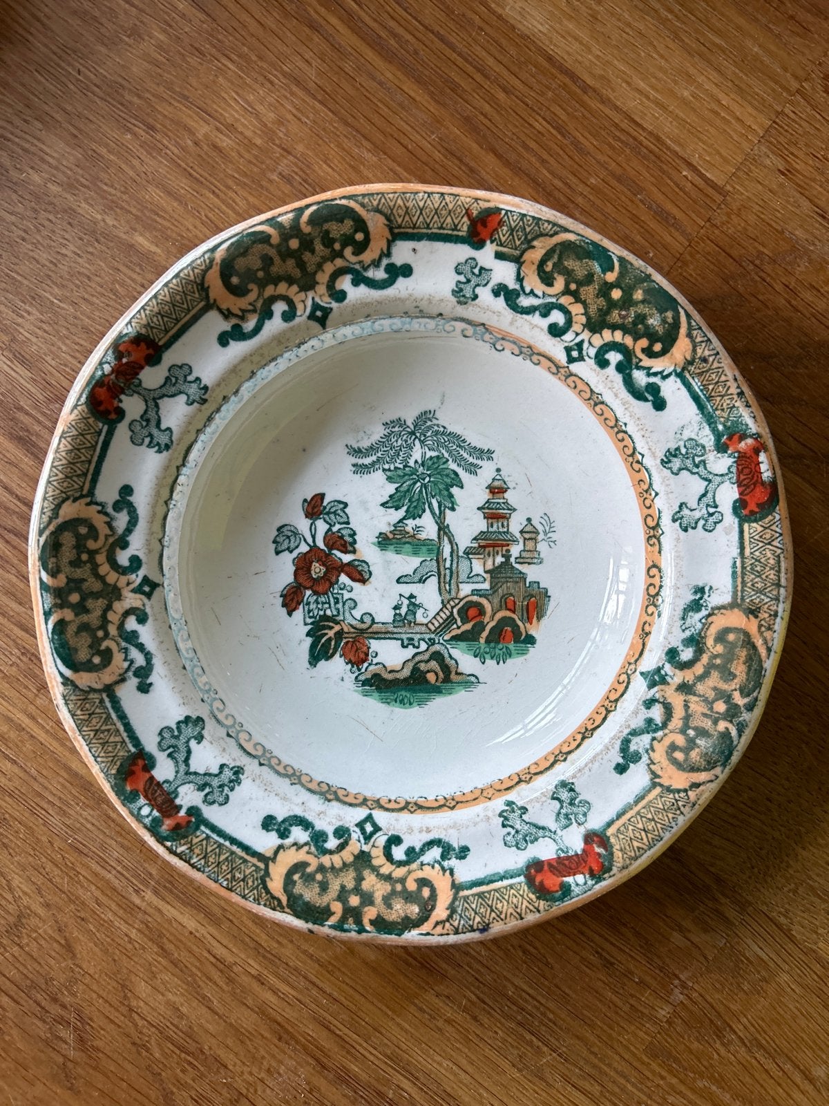 Antiek Petrus Regout & Co Maastricht Pekin bord, Antiek en Kunst, Ophalen of Verzenden