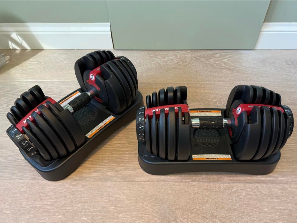 Bowflex 552i Verstelbare Dumbbells (paar) -Zo goed als nieuw, Ophalen, Zo goed als nieuw, Armen, Dumbbell