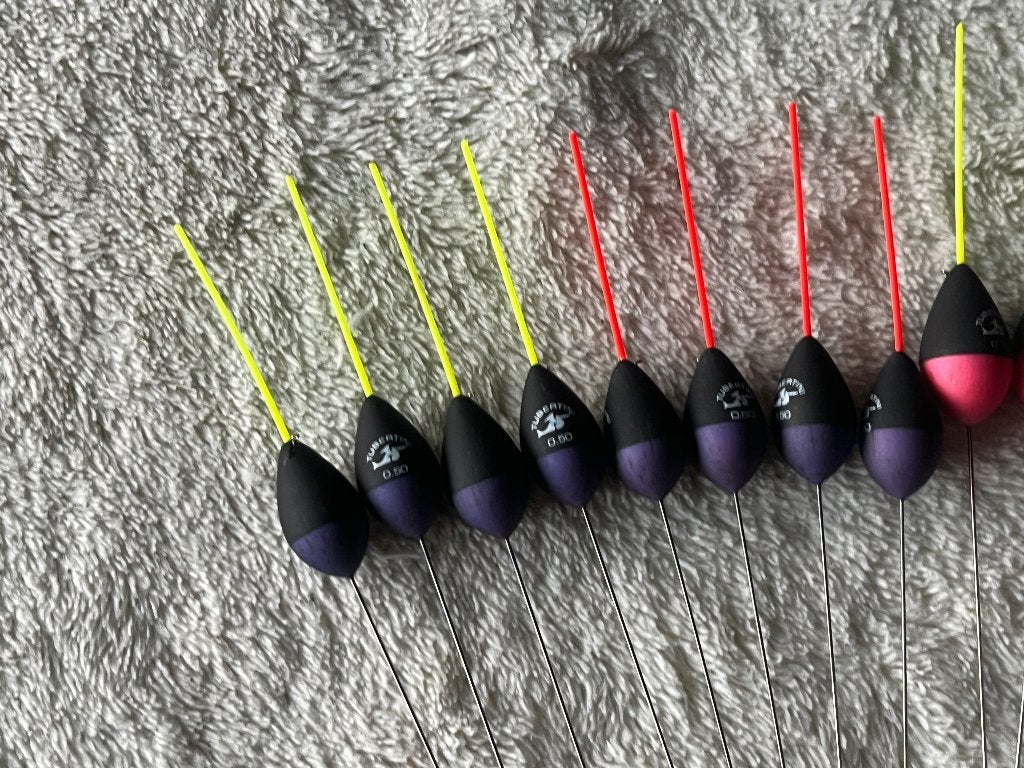 adv 196 / NIEUW serie 16 dobbers TUBERTINI, Ophalen of Verzenden, Nieuw, Dobber of Lood