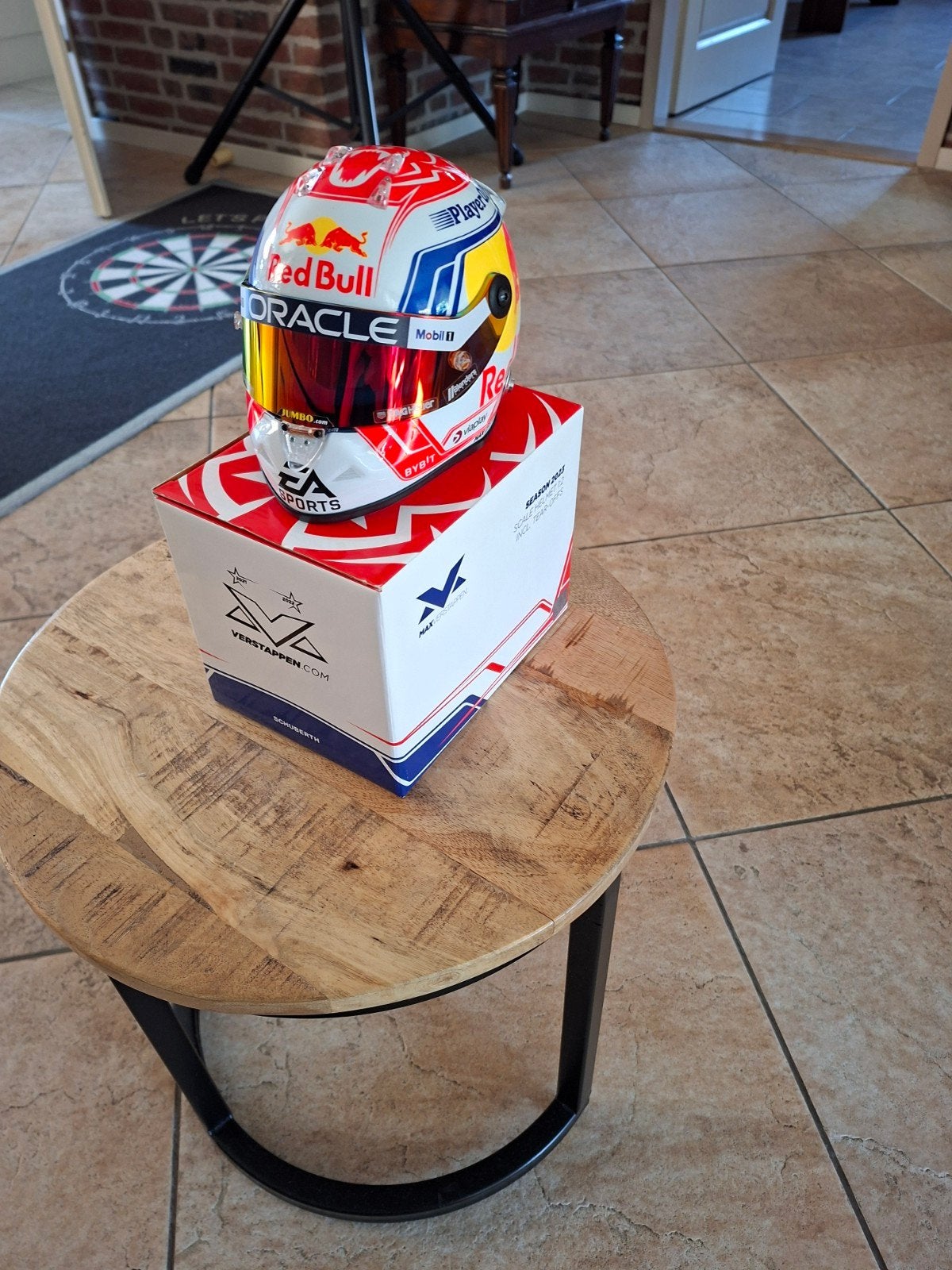Max Verstappen Schaalhelm 1:2 Seizoen 2023 Nieuw, Ophalen of Verzenden, Nieuw, Formule 1
