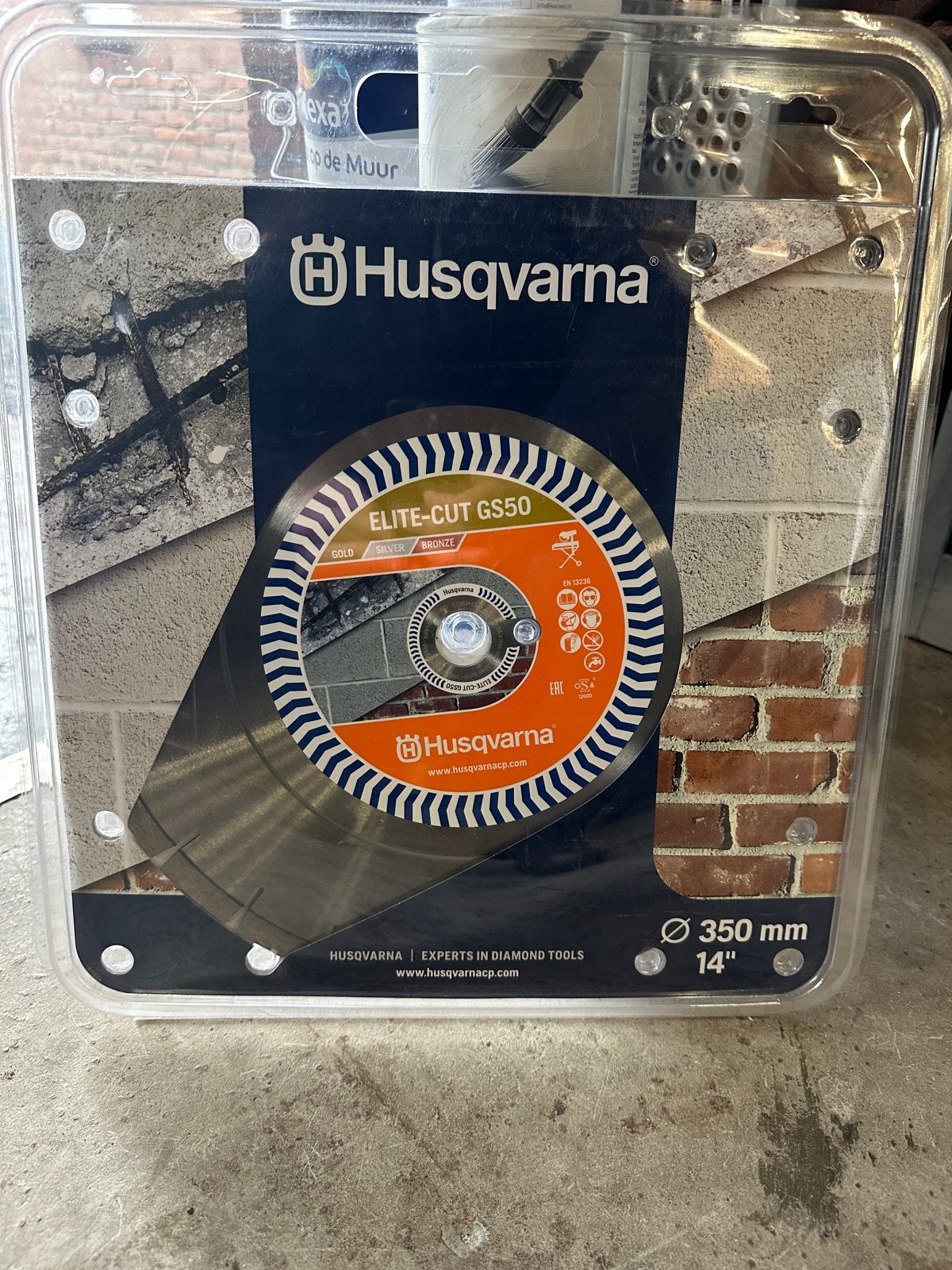 Husqvarna diamantblad nieuw 350mm as 25,4mm, Ophalen, Nieuw, Overige typen