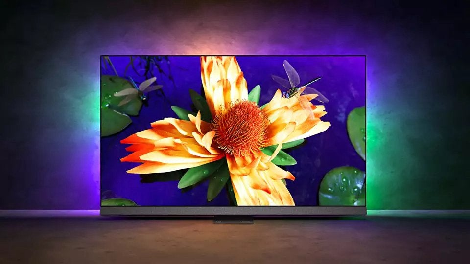 defecte tv Philips 55oled907/12 televisie, Ophalen, Gebruikt