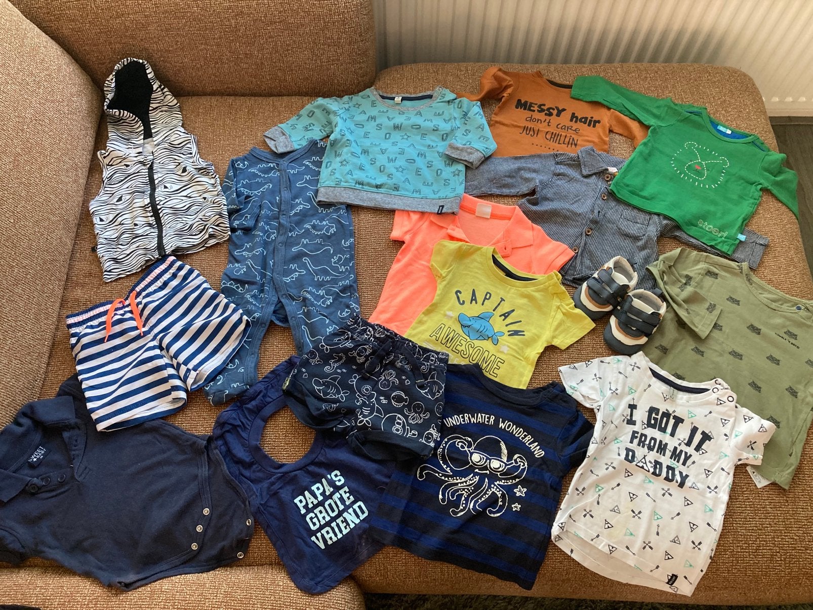 Pakket baby kleding jongen, maat 62, Ophalen of Verzenden, Zo goed als nieuw, Maat 62