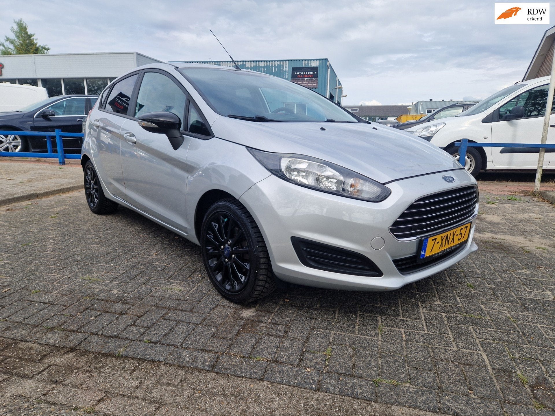 Ford Fiesta 1.6 TDCi Lease Style, Euro 5, Stof, Gebruikt, Zwart