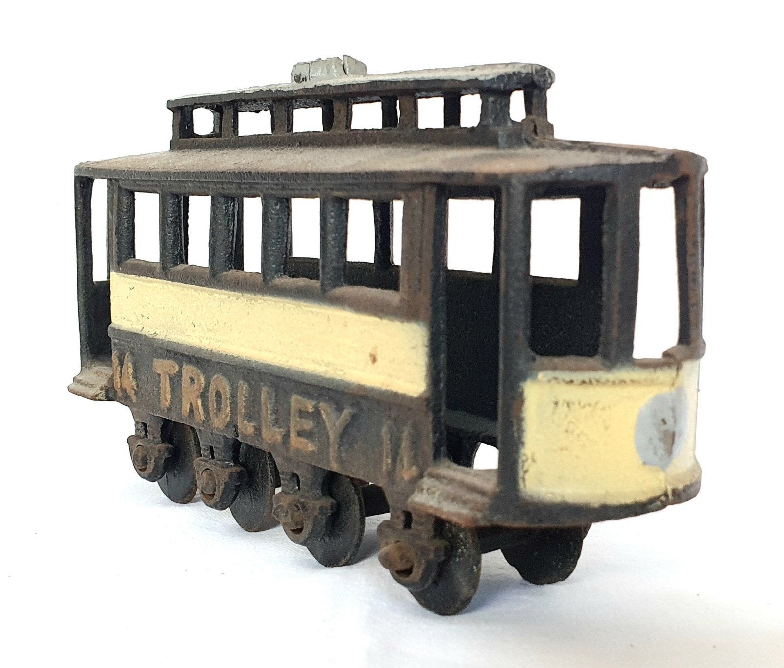 Gietijzeren aan Francisco TRAM Oud Model Hubley? 20cm Lang, Ophalen of Verzenden