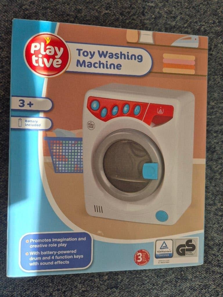 Te koop nieuwe speelgoed Wasmachine met geluid, Kinderen en Baby's, Ophalen of Verzenden, Nieuw, Kunststof, Speelkeuken-accessoire