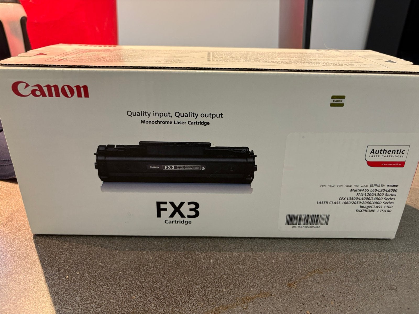 Canon Cartridge FX3, Ophalen of Verzenden, Nieuw, Cartridge