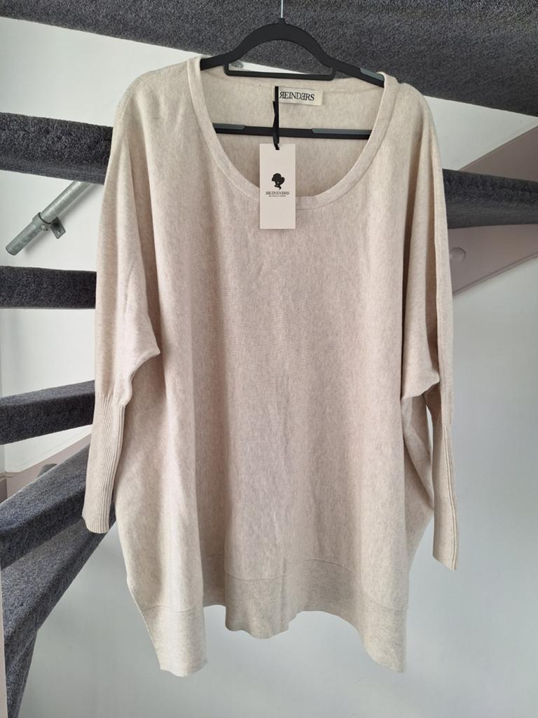 Reinders Loesje Knitwear Short - Crème, Maat 38/40 (M), Reinders, Beige, Nieuw