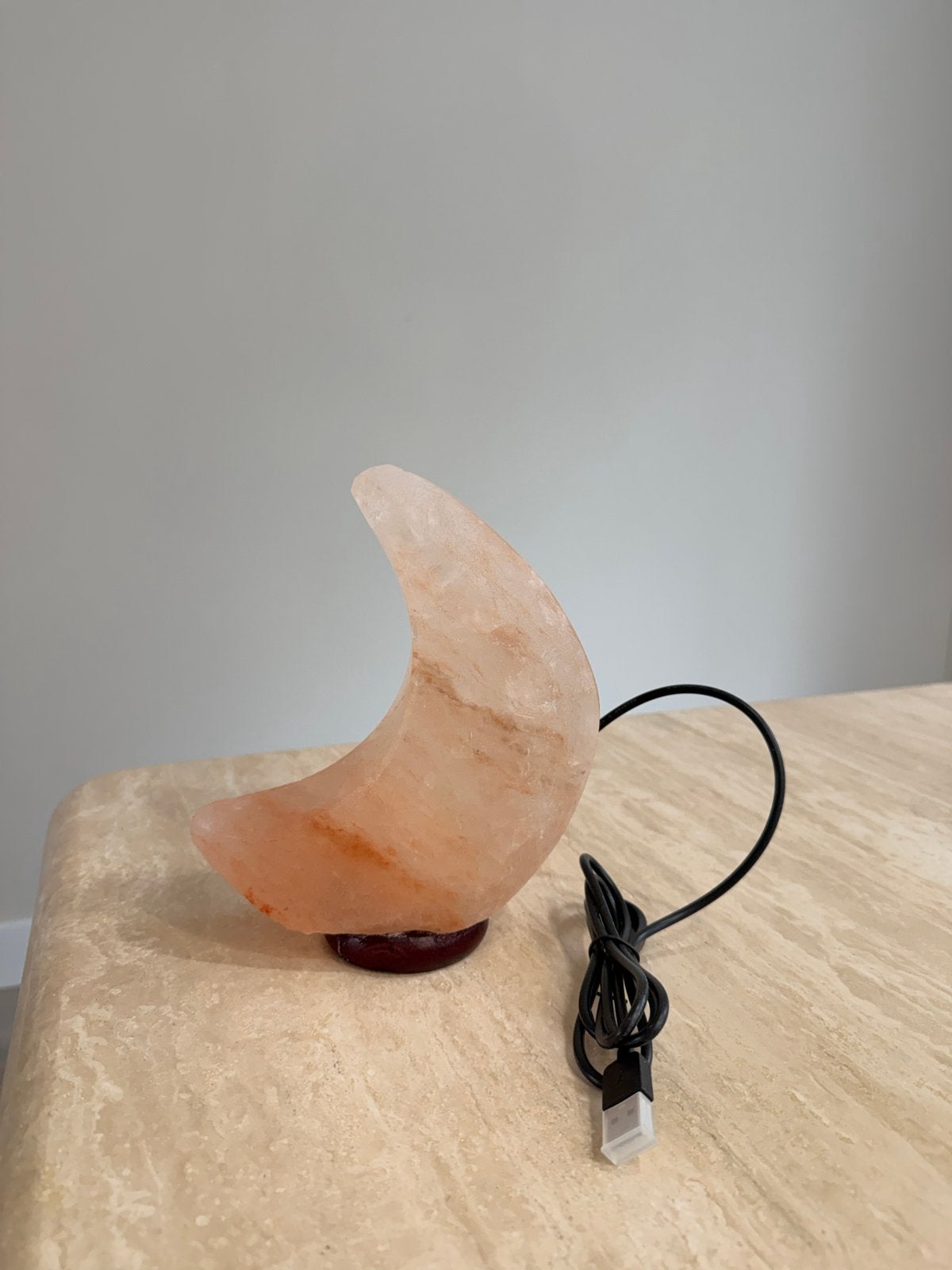 Himalaya Zoutlamp Maan - USB Aansluiting, USB-aansluiting, Nieuw, Overige fittingen, Ophalen of Verzenden