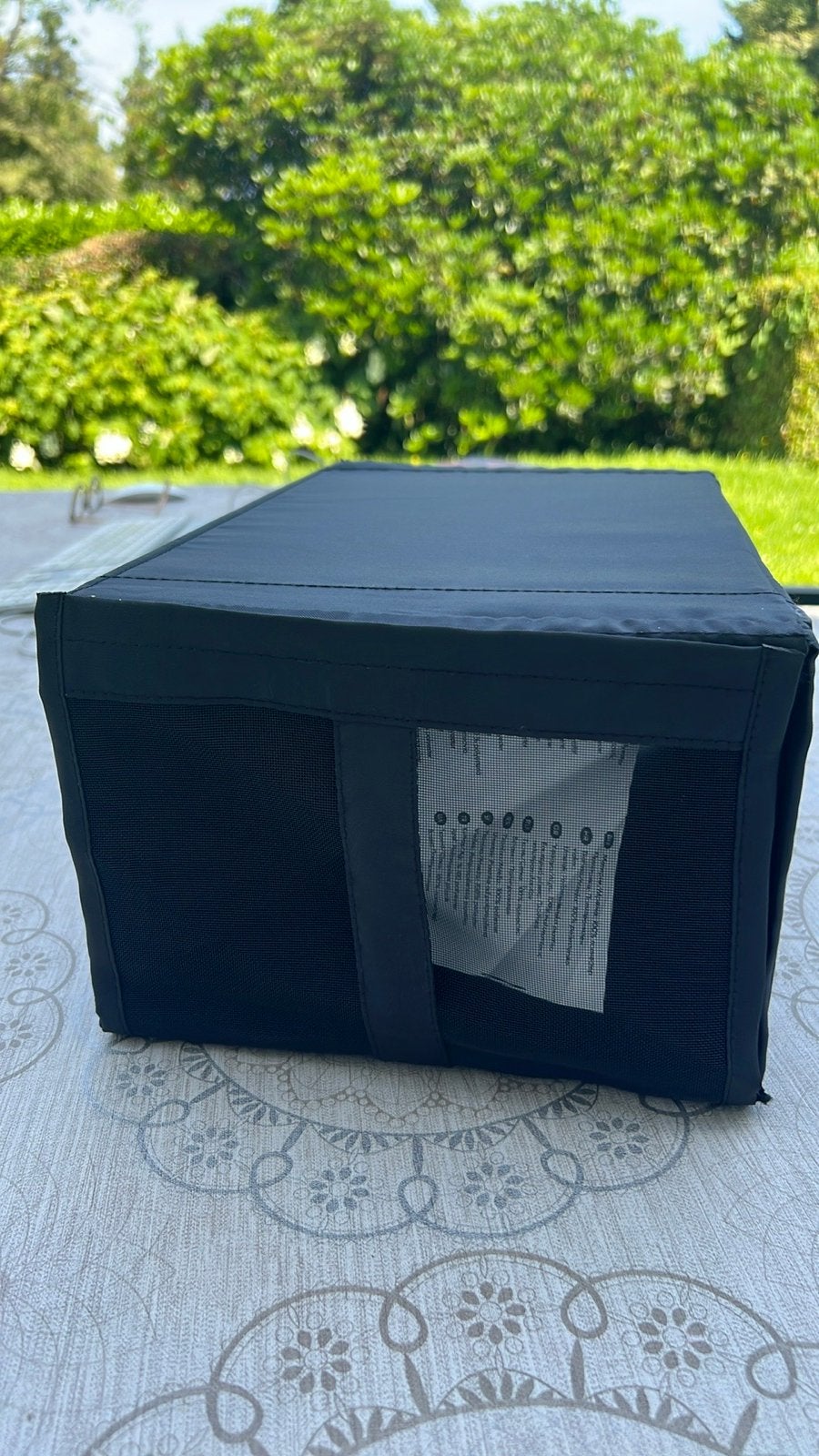Nieuwstaat 19x ikea Skubb Zwarte opbergschoenendozen, Ophalen of Verzenden, Gebruikt, Zwart, Textiel