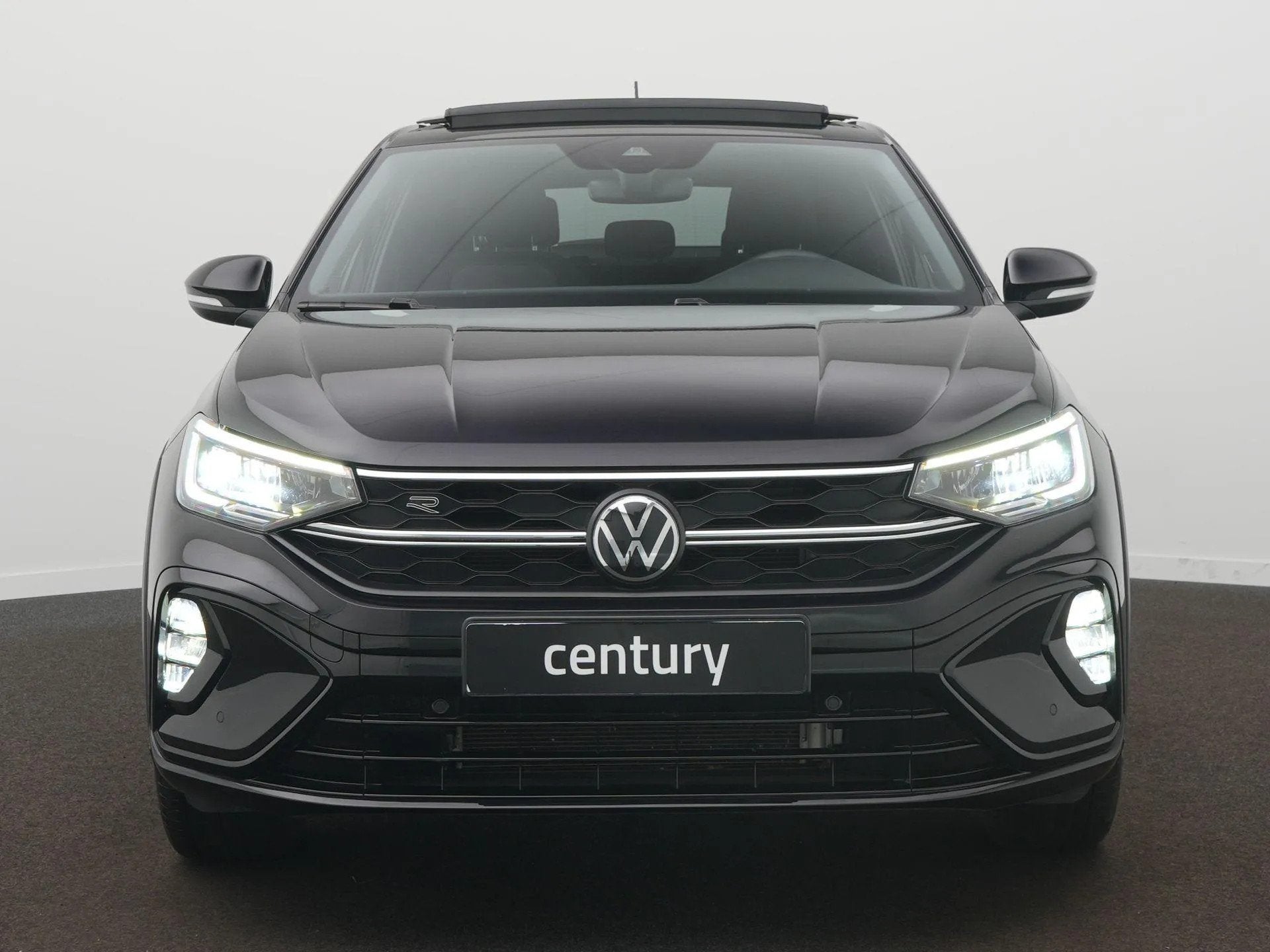 Volkswagen Taigo 1.0 TSI R-Line (bj 2025), Private lease, Stof, Gebruikt, Zwart