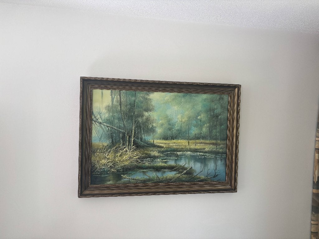 groot schilderij, Ophalen