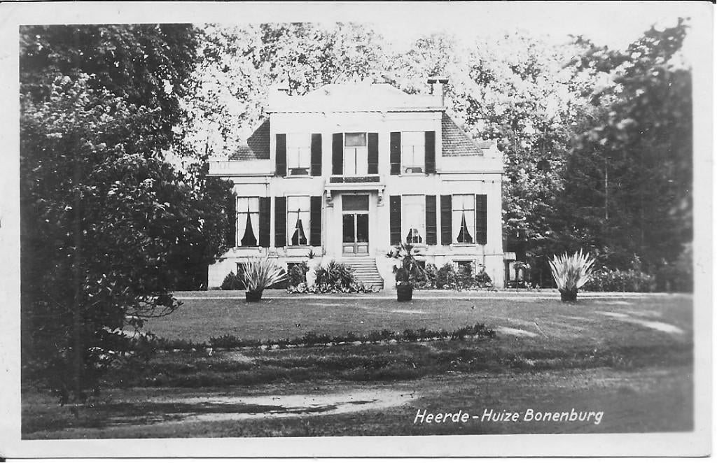 Heerde Huize Bonenburg., Ophalen of Verzenden, 1940 tot 1960, Gelopen, Gelderland