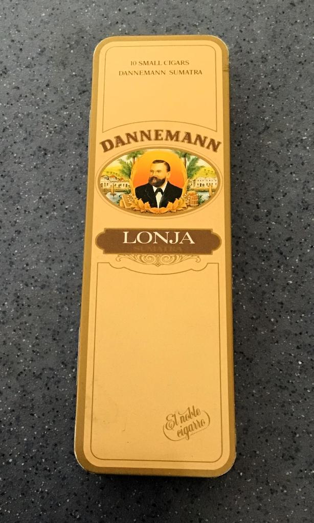 Dannemann Lonja  Sumatra sigaren blikje, Verzamelen, Ophalen of Verzenden, Gebruikt, Overige