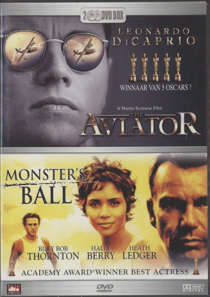 38) 2 DVD's; The Aviator & Monster's Ball: met Halle Berry, Gebruikt, Vanaf 16 jaar, Overige gebieden, Ophalen of Verzenden