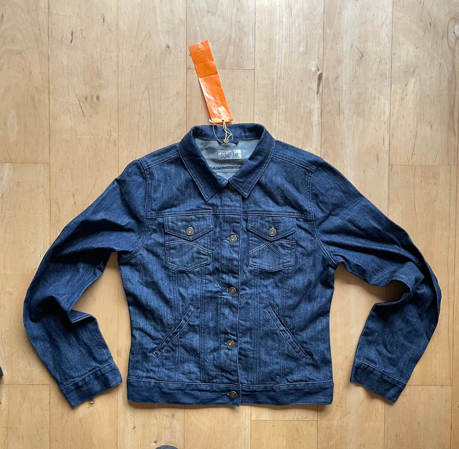 Sissy Boy ‘ Streetjack ’ / spijker - jeans jasje L, Ophalen of Verzenden, Nieuw, Maat 42/44 (L), Blauw