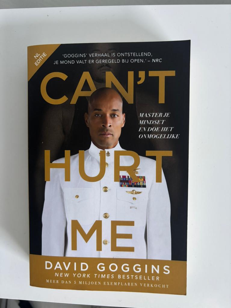 David goggins can’t hurt me boek, Boeken, Ophalen of Verzenden, Zo goed als nieuw