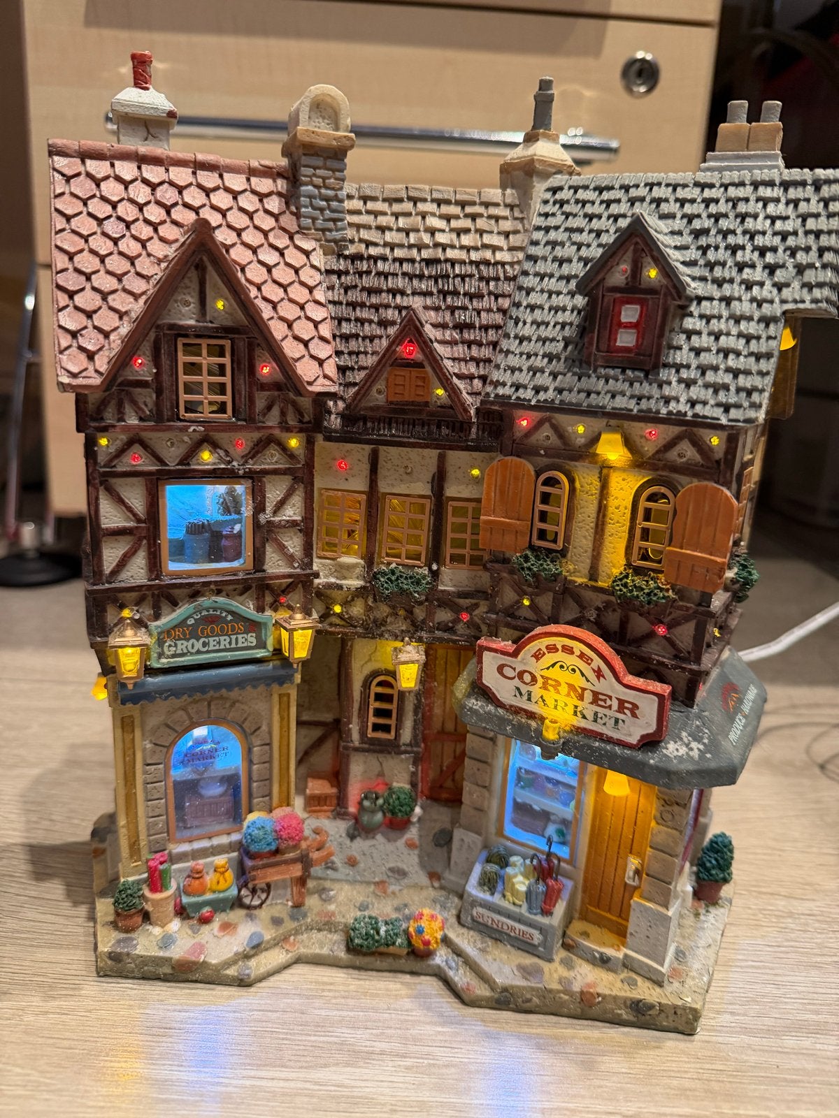 Lemax facade market place, Diversen, Ophalen of Verzenden, Zo goed als nieuw