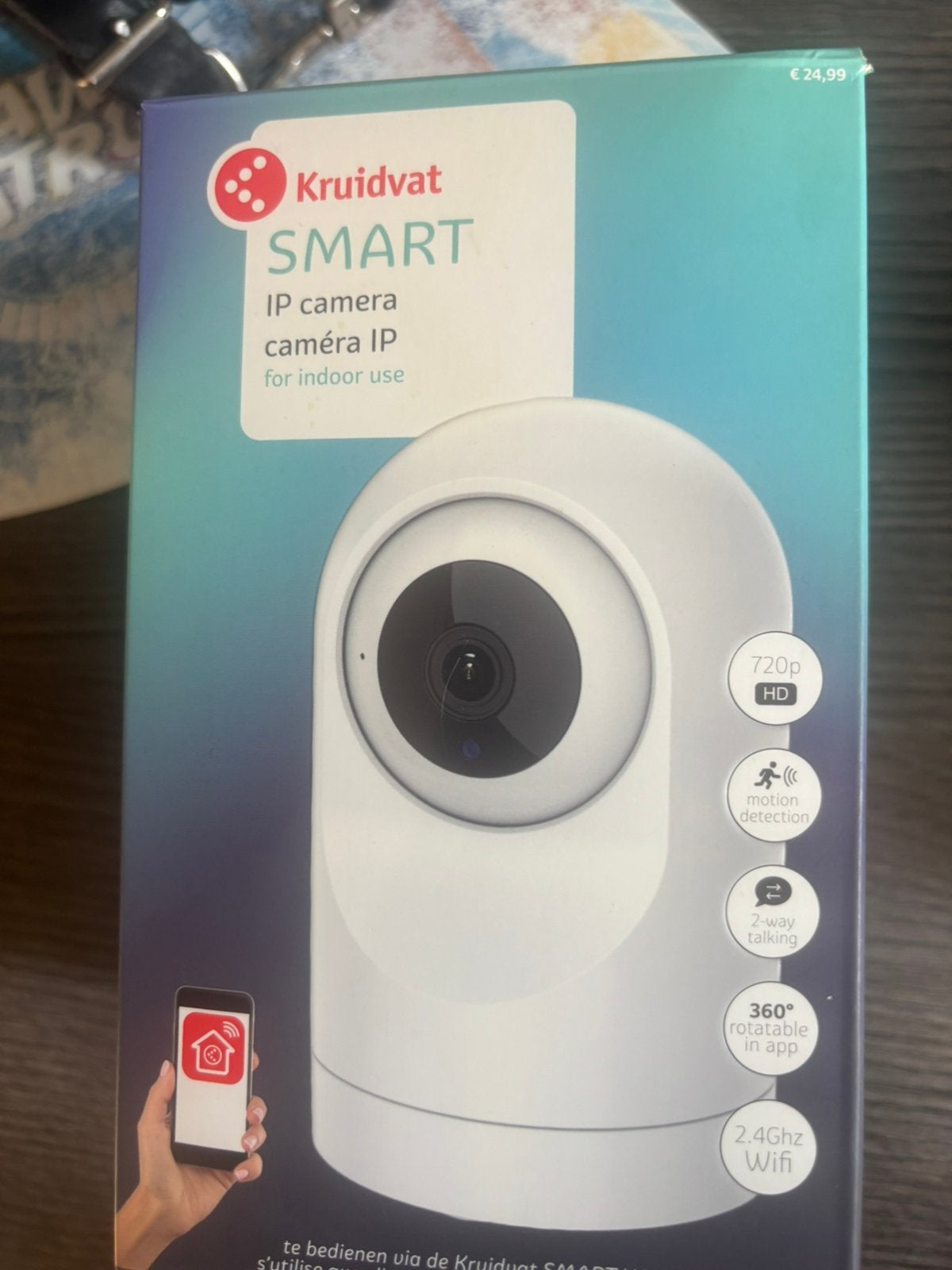 Kruitvat smart ip camera, Ophalen, Zo goed als nieuw