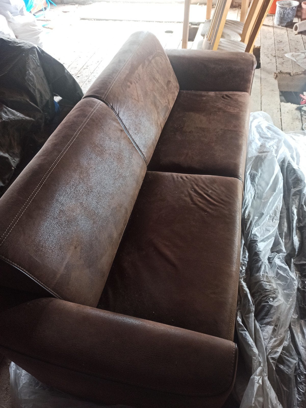 Mooie 3 en 2 zitsbanken, Ophalen, Gebruikt, Driepersoons, 200 tot 250 cm