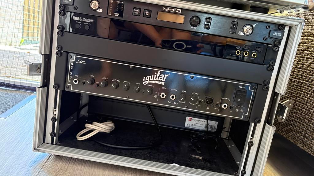 Aguilar AG500SC in 19” rack | Line6 G90 | Korg Pitchblack, Ophalen, Zo goed als nieuw, Basgitaar, 100 watt of meer