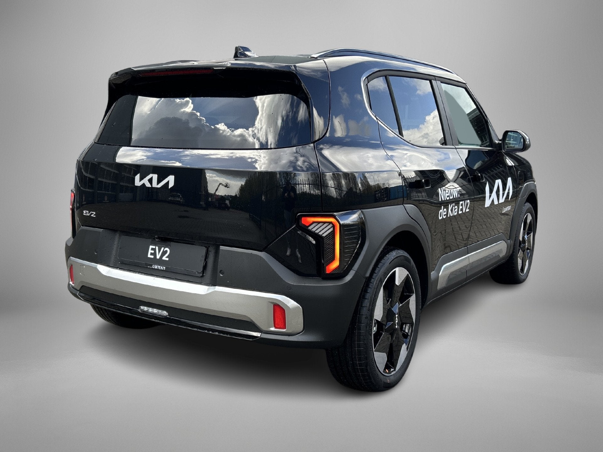 Kia EV2 Plus Advanced 42.2 kWh | Company Car | 10 Jaar Garan, 12 maanden, Stof, Zwart, Grijs