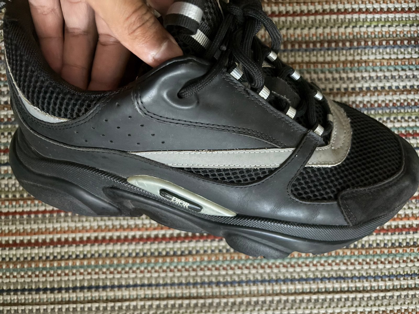 Dior B22 Sneakers Zwart, Kleding | Heren, Ophalen of Verzenden, Gedragen, Zwart, Sneakers of Gympen