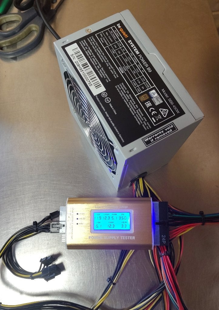 Be Quiet! pc voeding 450W System Power B9, Ophalen of Verzenden, Gebruikt
