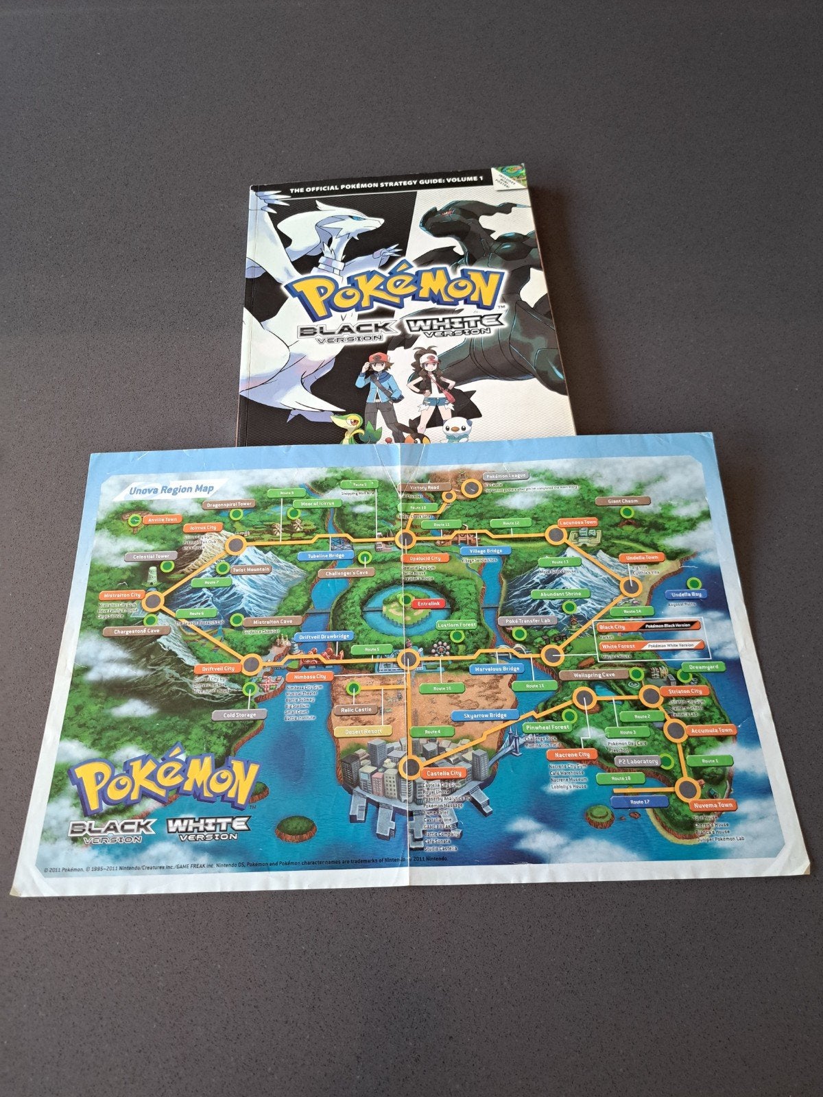 Pokémon Black White Version Strategy Guide V1 incl. postero, Boeken, Ophalen of Verzenden, Beta
