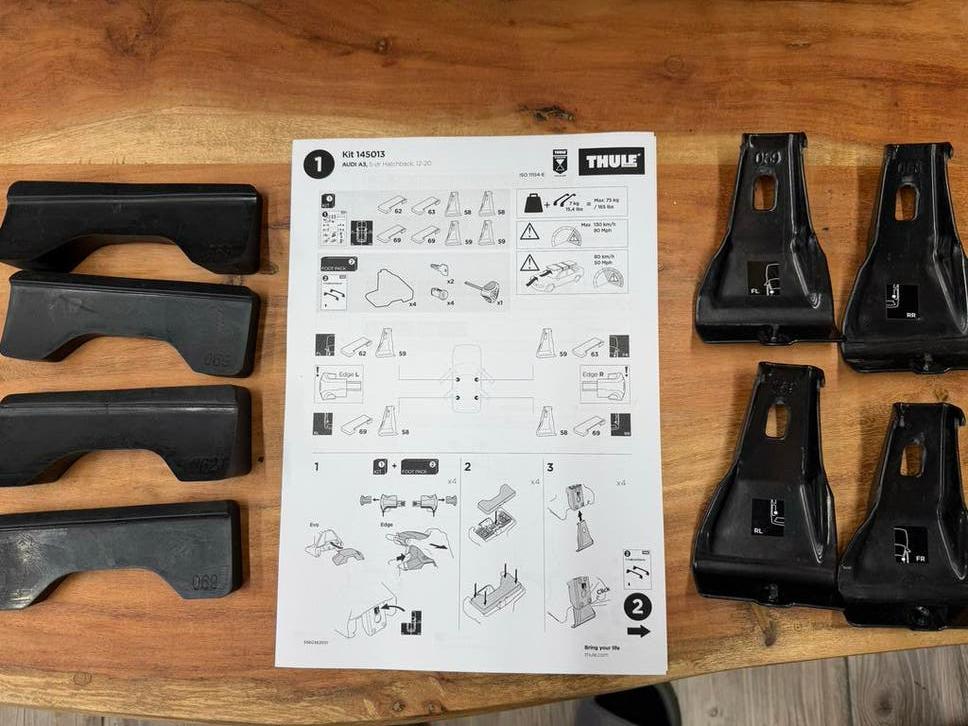 Thule Kit 145013 voor Audi A3 (12-20) - Dakdragers, Auto diversen, Dakdragers, Zo goed als nieuw, Ophalen