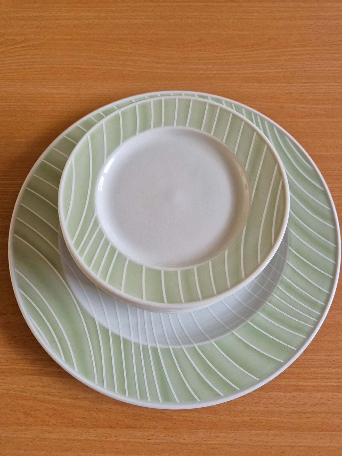 eschenbach vintage gebaksset porselein, bord met 11 schotels, Ophalen