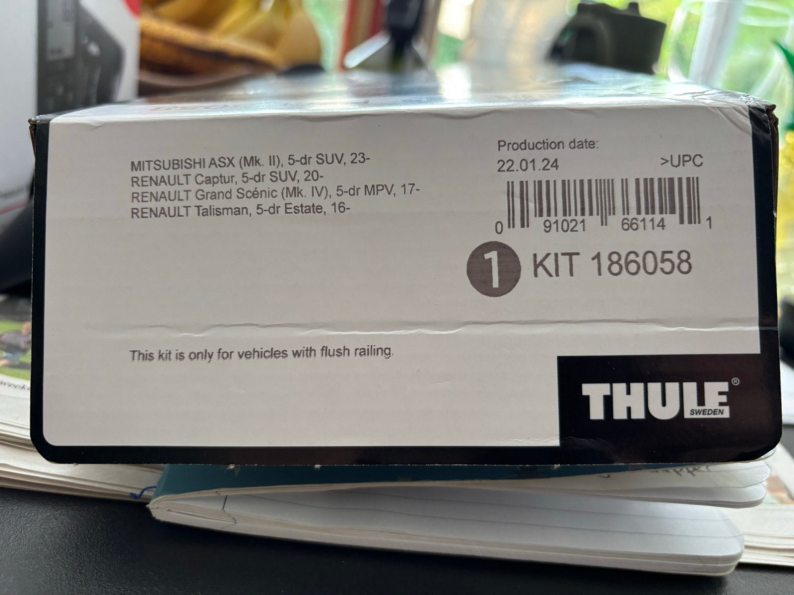 Thule Montagekit 186058 voor dakdragersysteem, Auto diversen, Dakdragers, Zo goed als nieuw, Ophalen of Verzenden