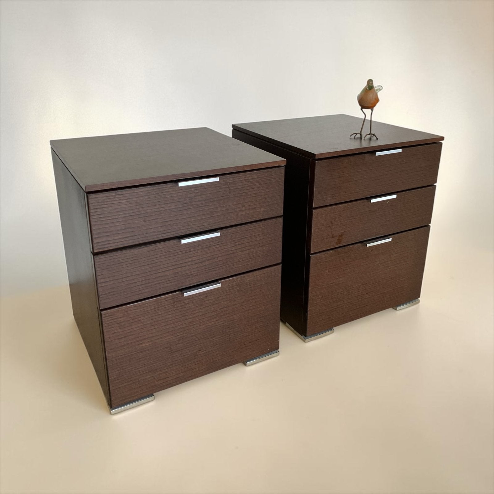 Design ladekasten / nachtkastjes Carré (45x45x54,5 cm), Minder dan 50 cm, Italiaans design modern, Huysmans, Zo goed als nieuw