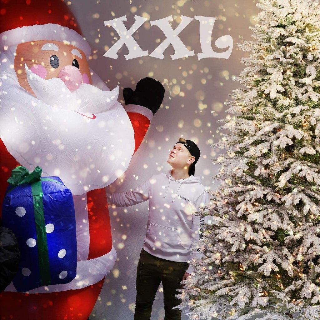 XXL Opblaasbare Kerstman & Ledverlichting & Blazer 3.0m!, Diversen, Kerst, Ophalen of Verzenden, Nieuw