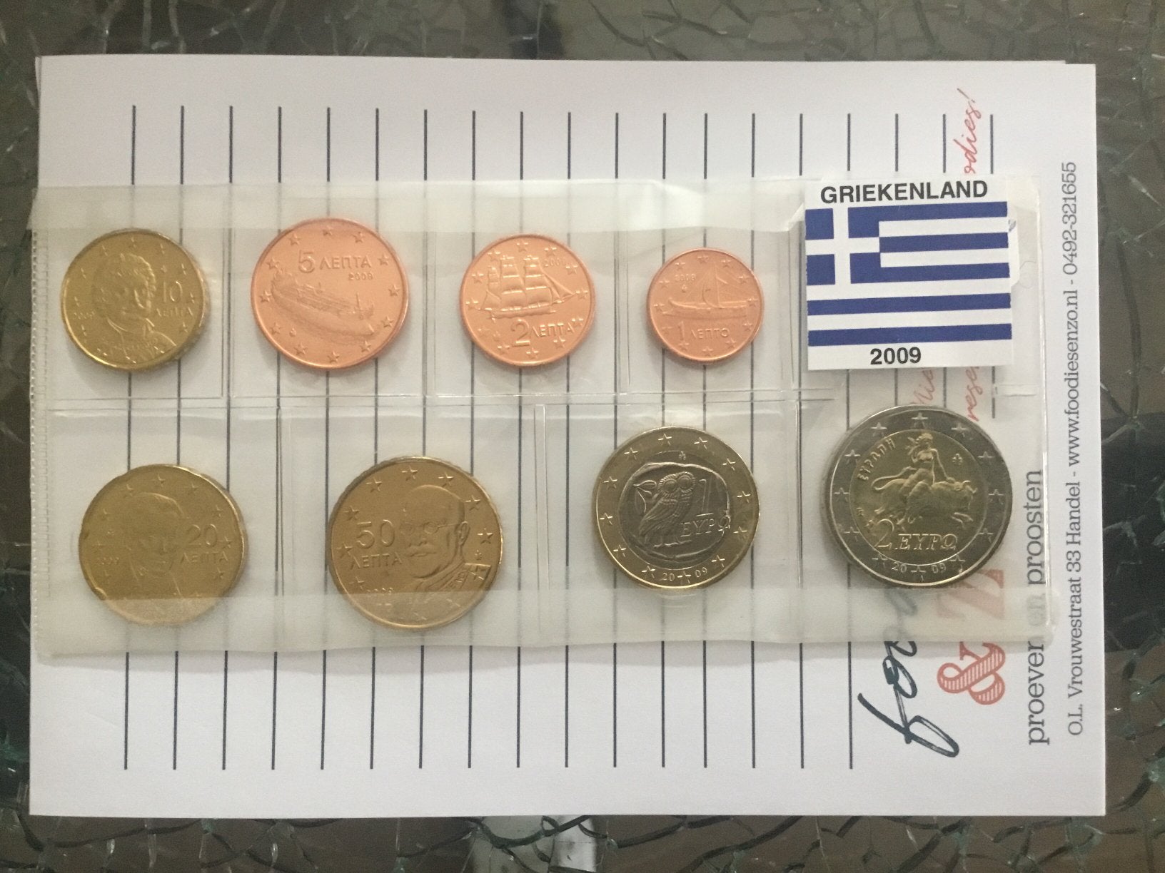 DIVERSE SETJES GRIEKELAND UNC., Postzegels en Munten, Munten | Europa | Euromunten, Ophalen of Verzenden, Griekenland, Overige waardes